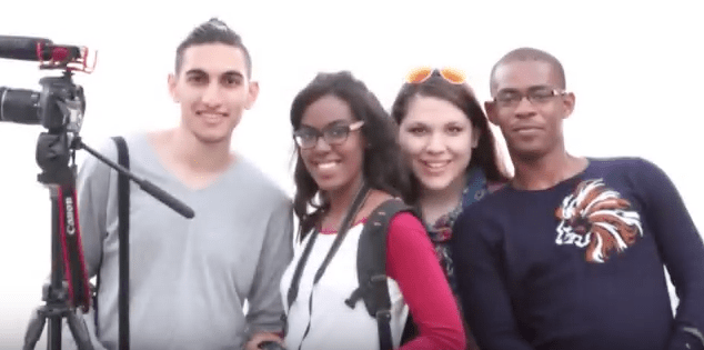 YesTalks production team members from Palestine, Morocco, Bulgaria, and Tanzania.